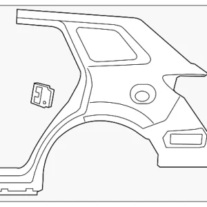Quarter Panel - Mazda (TDY1-70-410D)