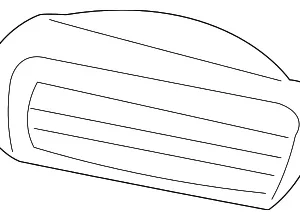 Vent Grille - Mazda (1F60-64-815)