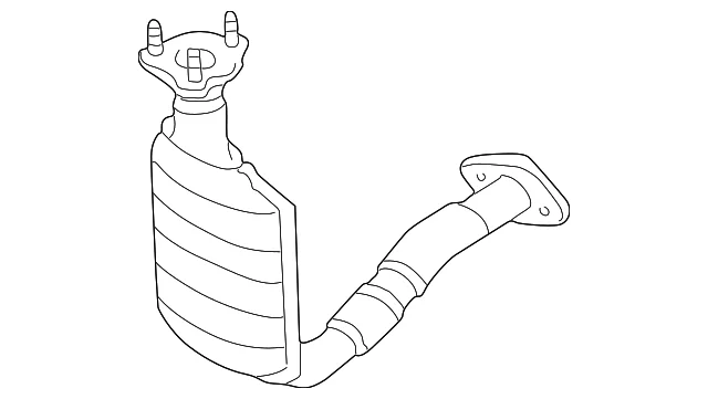 Catalytic Converter - Mazda (YF20-20-500G)