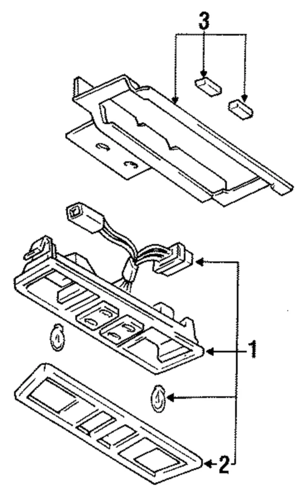 Console Assembly - Mazda (GA2L-69-970D-27)