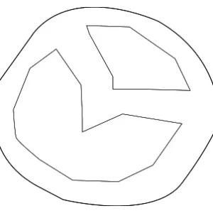 Bumper Cover Emblem - Mazda (N243-51-741)