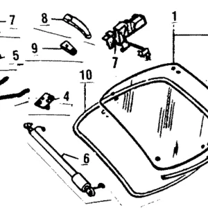 Weatherstrip - Mazda (8871-62-761D)