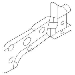 Cooler Assembly Bracket - Mazda (DN4J-61-4E1)