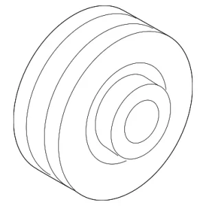 Crankshaft Pulley - Mazda (ZZCA-11-371A)