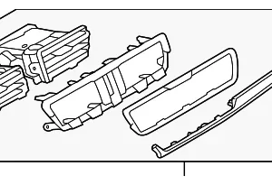 Trim Molding - Mazda (BJS7-55-150-02)