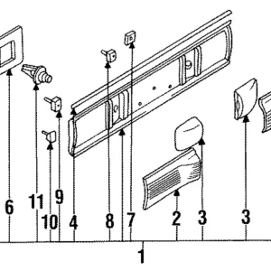 Molding - Mazda (B617-50-853)
