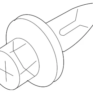 Quarter Trim Panel Fastener - Mazda (B499-68-AC3A-00)