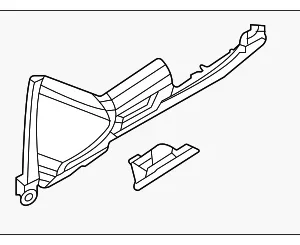 Lower Panel - Mazda (DN4E-64-280A-02)