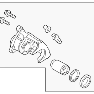 Caliper Assembly - Mazda (GMY0-26-61X)