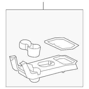 Center Console - Mazda (ZZCA-64-310-09)