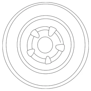Wheel, Alloy - Mazda (9965-02-7070)