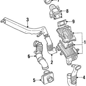 Air Duct - Mazda (B6S7-13-200C)