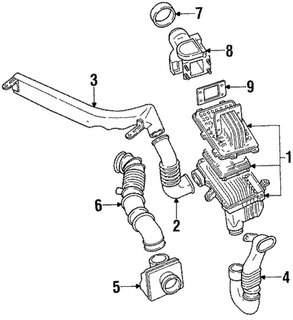 Air Duct - Mazda (B6S7-13-200C)