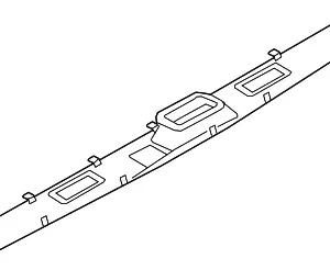 Lower Molding - Mazda (GBEF-50-858)