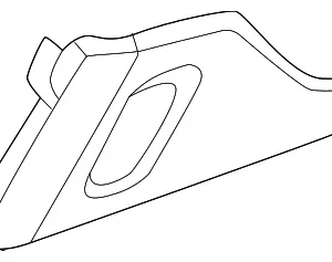 Lock Bezel - Mazda (VA40-68-406-02)