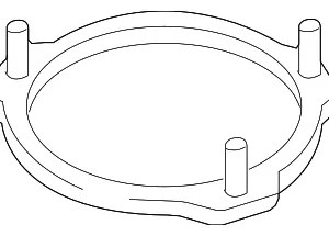 Fuel Pump Assembly Gasket - Mazda (GN3A-42-166)