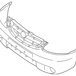 Bumper Cover - Mazda (ECY1-50-031K-BB)