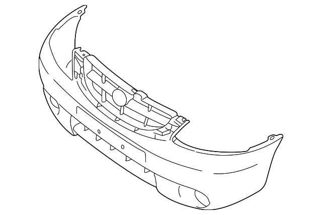 Bumper Cover - Mazda (ECY1-50-031K-BB)