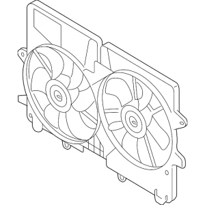 Fan Assembly - Mazda (ZZC4-15-025)