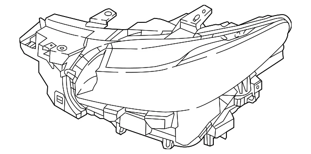 Composite Headlamp - Mazda (TM52-51-0L0D)
