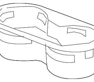 Cup Holder - Mazda (KA0H-88-2B7-02)