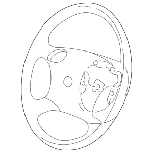 Steering Wheel - Mazda (ZZP1-32-980)