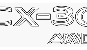 Nameplate - Mazda (DFS8-51-720)