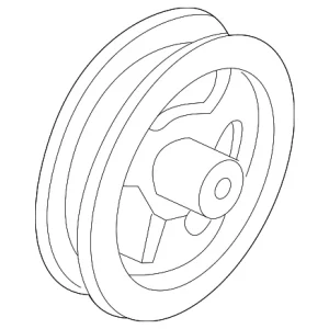 Engine Crankshaft Pulley - Mazda (AJ03-11-400A)