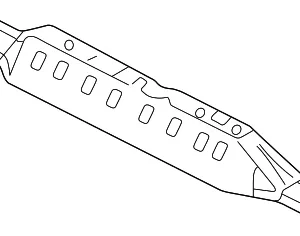 Front Cross-Member Reinforcement - Mazda (B25R-53-910)