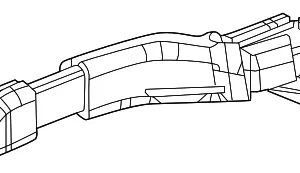 Outlet Duct - Mazda (KBB3-60-180)