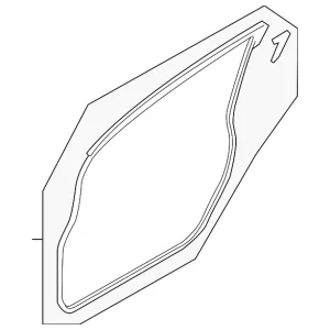 Door Weather-Strip - Mazda (D651-58-760D)