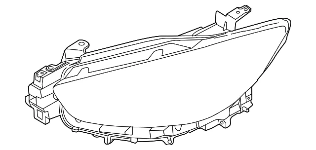 Composite Headlamp - Mazda (KJ01-51-041C)