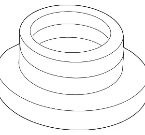 Lower Insulator - Mazda (SH01-15-202B)