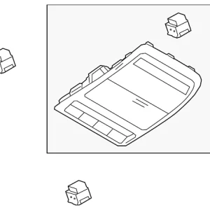 Console Overhead - Mazda (BHRC-69-97YA-02)