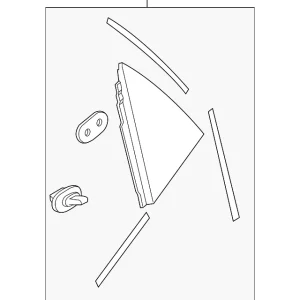 Rear Molding - Mazda (D651-50-M30B)