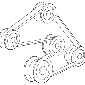 Drive Belt - Mazda (GY02-15-908-9U)