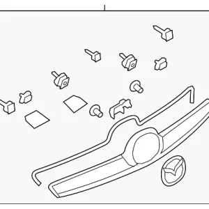 Finish Molding - Mazda (GEA1-50-810E-89)