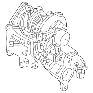 Turbocharger - Mazda (PX1P-13-700)