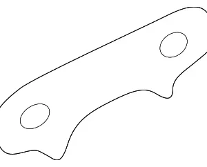 Side Mount Bracket Brace - Mazda (T001-39-07Z)
