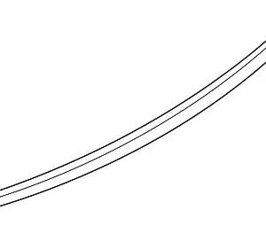 Bumper Trim, Rear, Chrome Trim Piece - Mazda (TK50-50-369C)