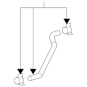Engine Coolant Overflow Hose - Mazda (ZZC1-15-381)