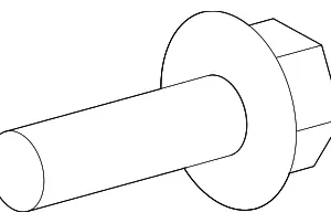 Engine Oil Drain Plug - Mazda (AJ03-10-404)