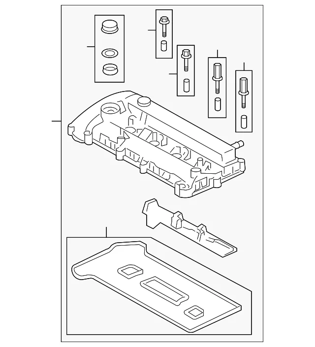Valve Cover - Mazda (ZZD1-10-510B)