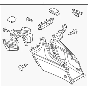 Front Console - Mazda (BADE-64-320A-02)