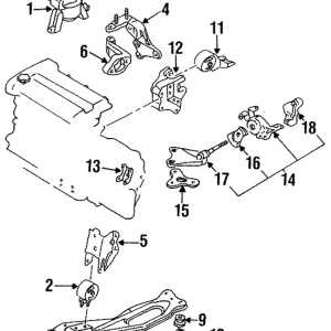 Front Mount - Mazda (BC1D-39-050A)