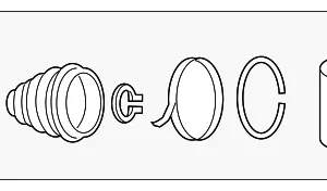 Inner Boot - Mazda (GD00-22-540)