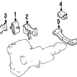 Mount Bracket - Mazda (LB82-39-081)