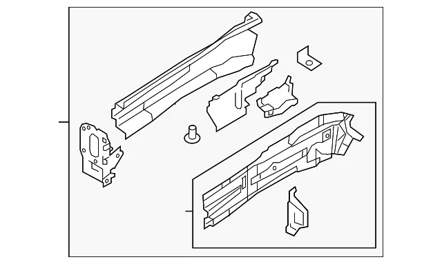 Rail Assembly - Mazda (TK48-54-31XB)