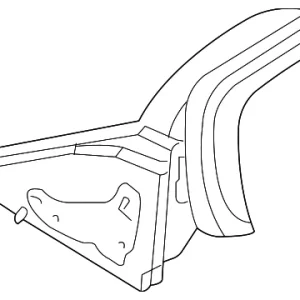 Mirror Assembly - Mazda (BN8B-69-180K-08)