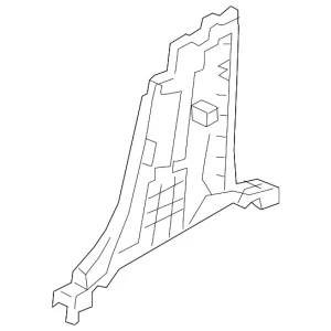 Lower Center Pillar Trim - Mazda (BCJH-68-220B-02)